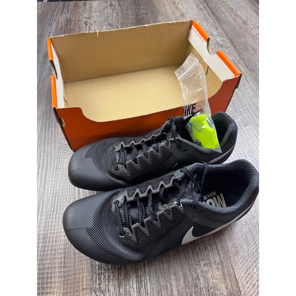 Nike Zoom Rival Multi Track Field Spikes Black Silver DC8749-001 Mens 7.5 New
